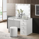 Diamond Modern Furniture CM Morgan 5-Drawer Vanity Table B4851WH-91-BASE/B4851WH-91-TOP IMAGE 2