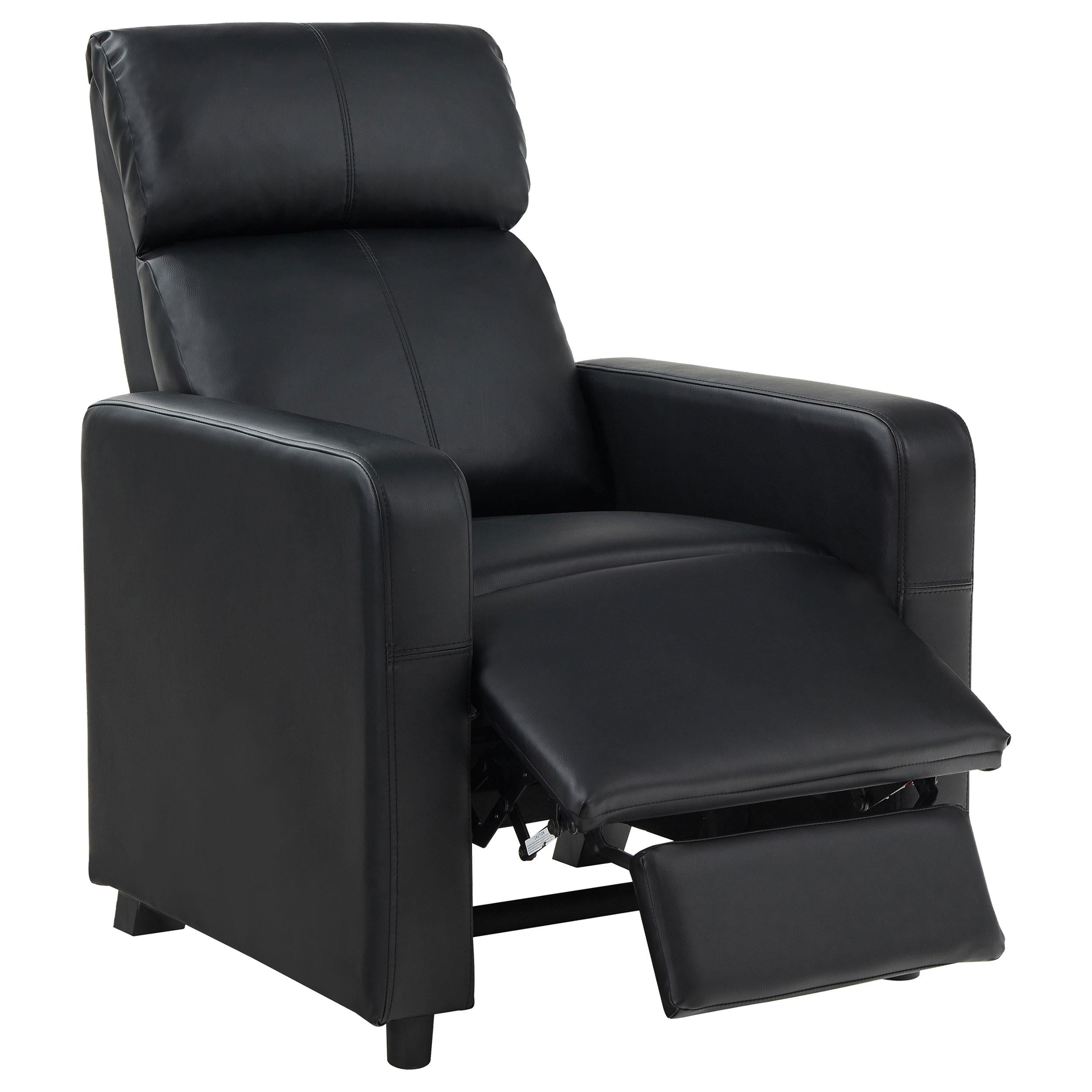 Diamond Modern Furniture COA Toohey Leatherette Reclining Home Theater Seating 600181-S3B IMAGE 4