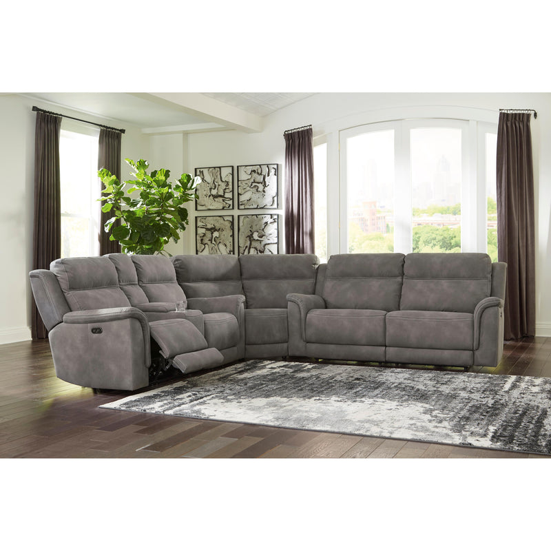 Signature Design by Ashley Next-Gen DuraPella Power Reclining Fabric Loveseat with Console 5930118 IMAGE 15