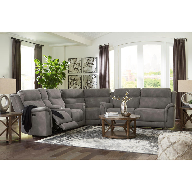 Signature Design by Ashley Next-Gen DuraPella Power Reclining Fabric Loveseat with Console 5930118 IMAGE 17