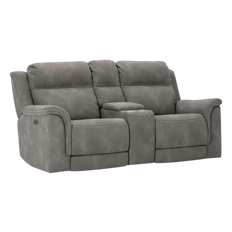 Signature Design by Ashley Next-Gen DuraPella Power Reclining Fabric Loveseat with Console 5930118 IMAGE 1