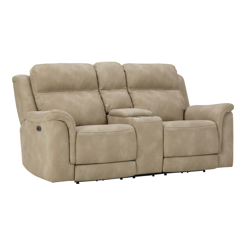 Signature Design by Ashley Next-Gen DuraPella Power Reclining Fabric Loveseat with Console 5930218 IMAGE 2