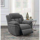 Diamond Modern Furniture COA Bahrain Power Glider Fabric Recliner with Wall Recline 609543P IMAGE 10