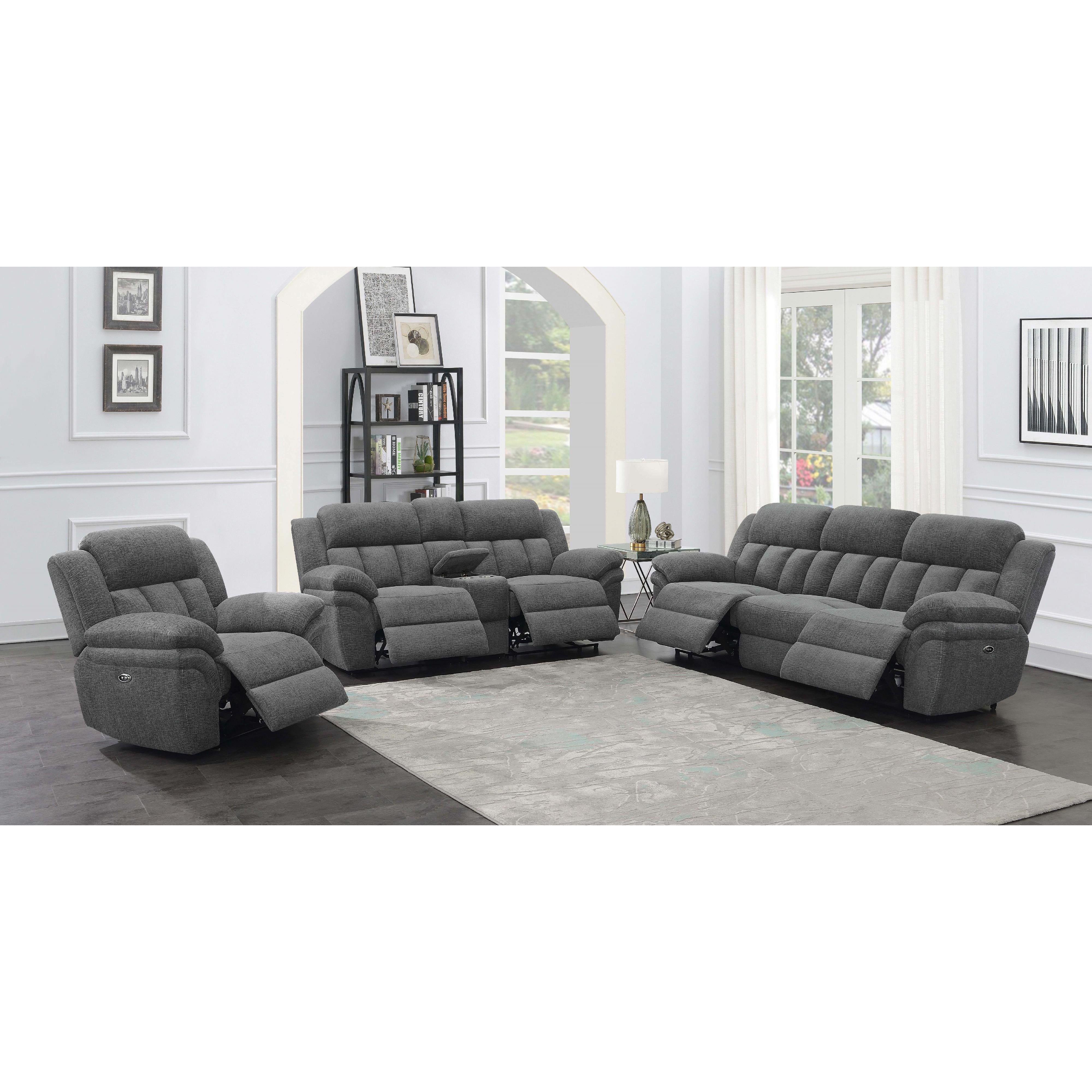 Diamond Modern Furniture COA Bahrain Power Glider Fabric Recliner with Wall Recline 609543P IMAGE 12