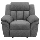 Coaster Furniture Bahrain Power Glider Fabric Recliner with Wall Recline 609543P IMAGE 3