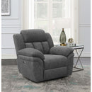 Diamond Modern Furniture COA Bahrain Power Glider Fabric Recliner with Wall Recline 609543P IMAGE 9