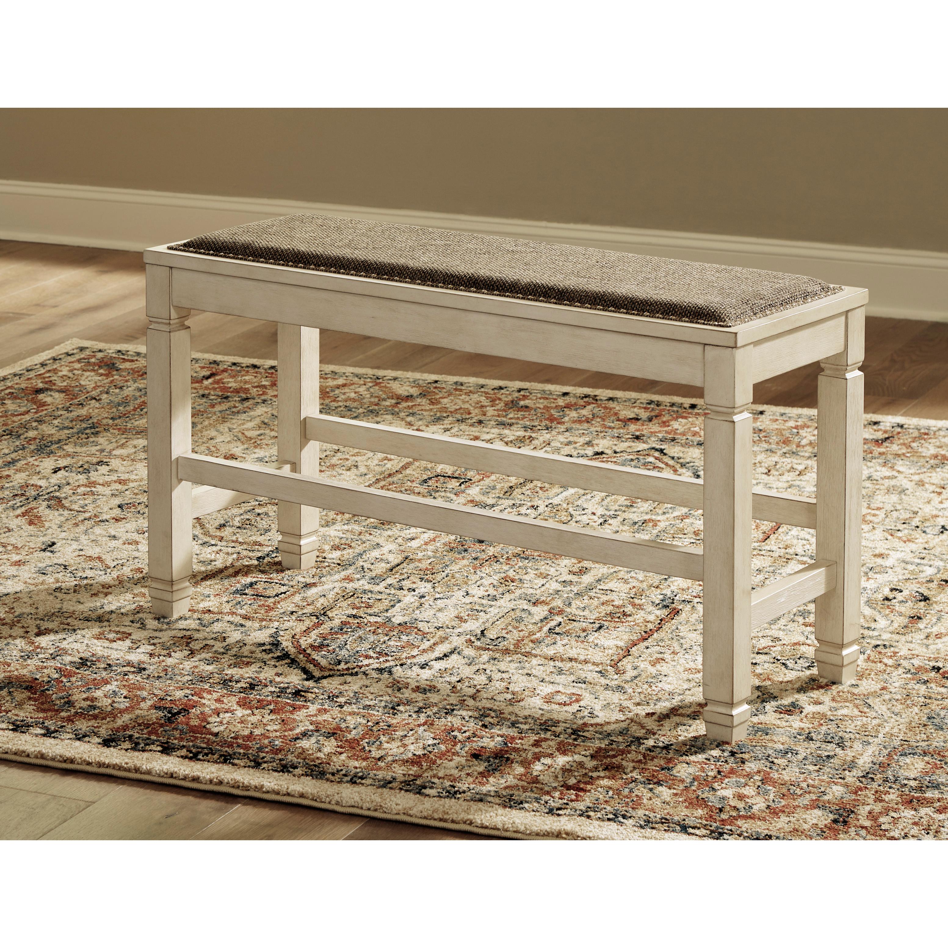 Signature Design by Ashley Bolanburg Counter Height Bench D647-09 IMAGE 6