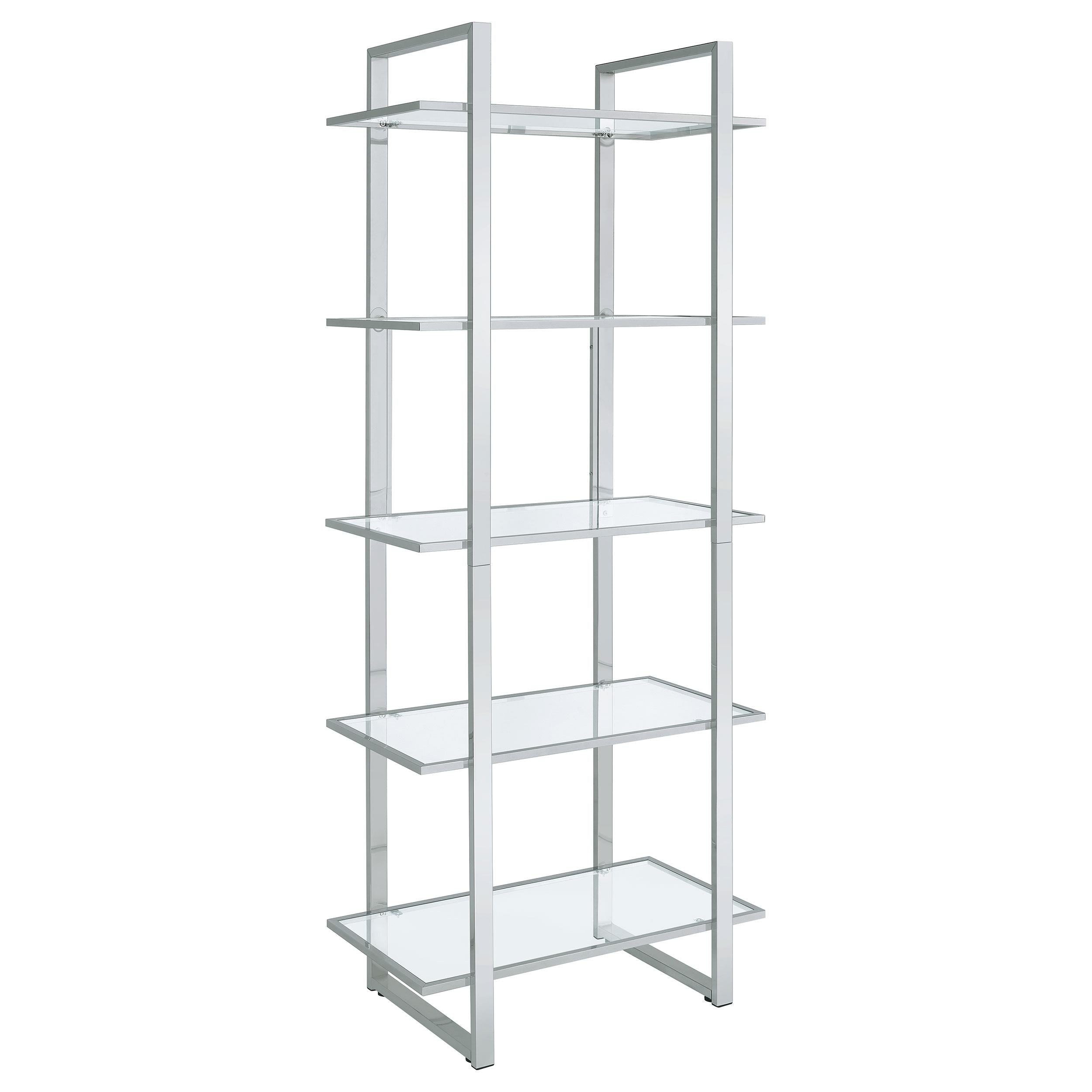Coaster Furniture Hartford 805538 Glass Shelf Bookcase IMAGE 1