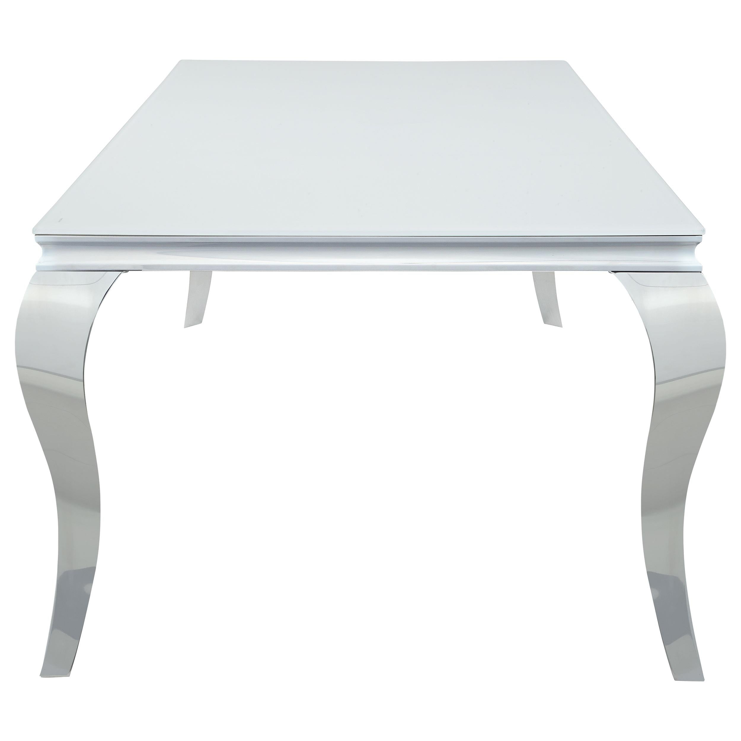 Coaster Furniture Carone Dining Table with Glass Top 115081 IMAGE 3