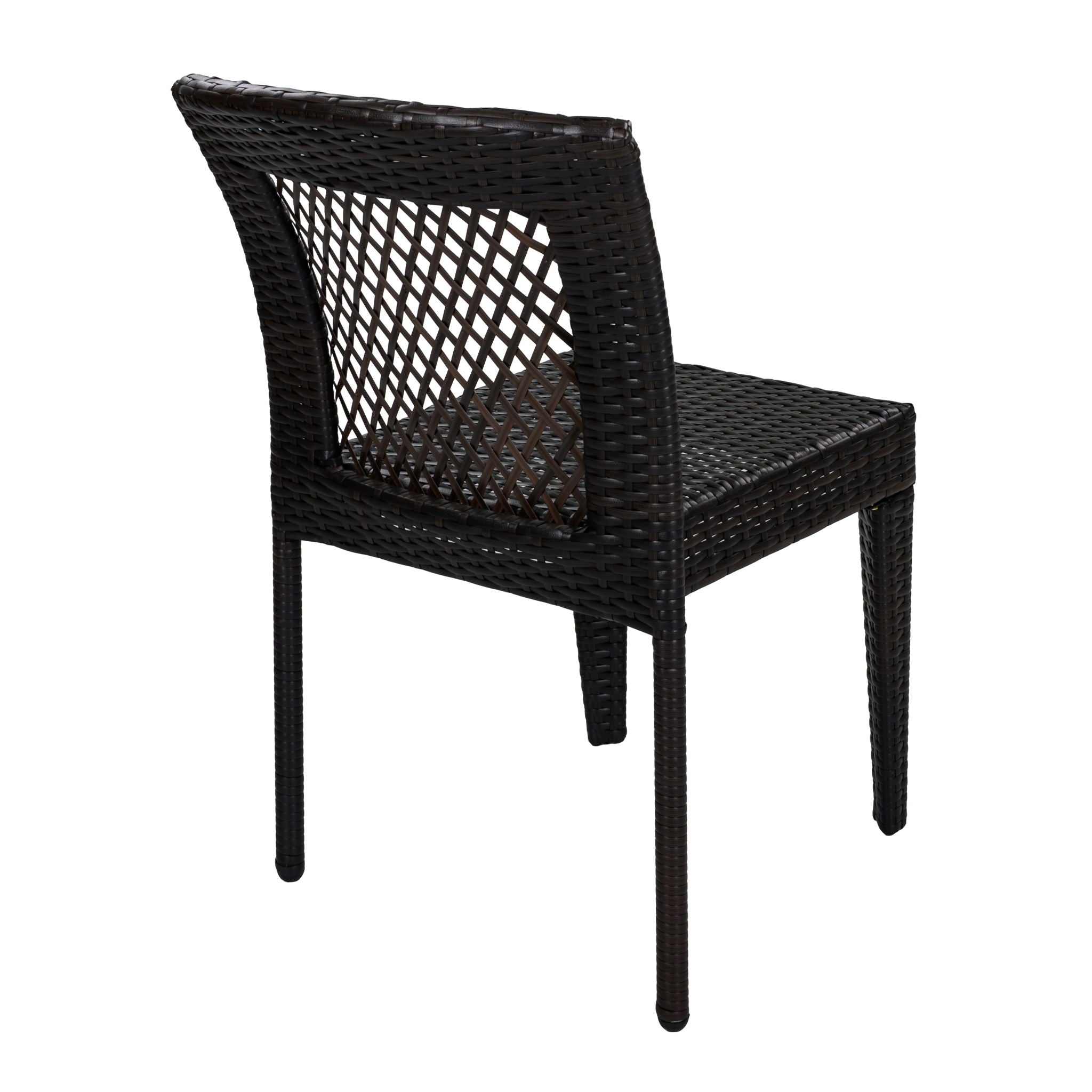 5 Piece Patio Dining Set With Chairs, Outdoor Furniture - Brown Multi / Light Teak