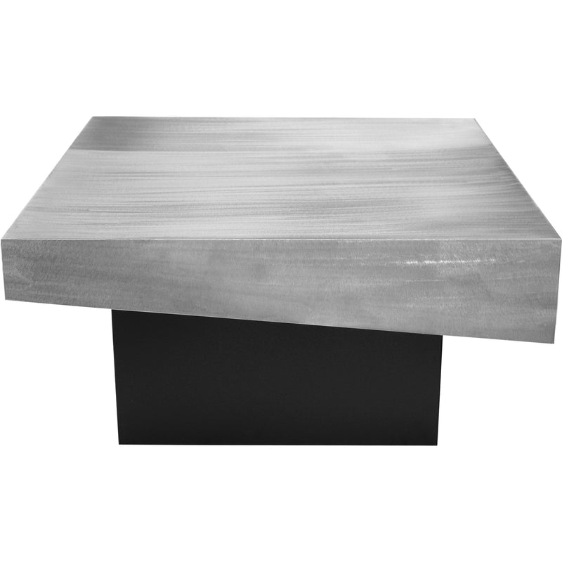 Meridian Palladium Silver Coffee Table IMAGE 3