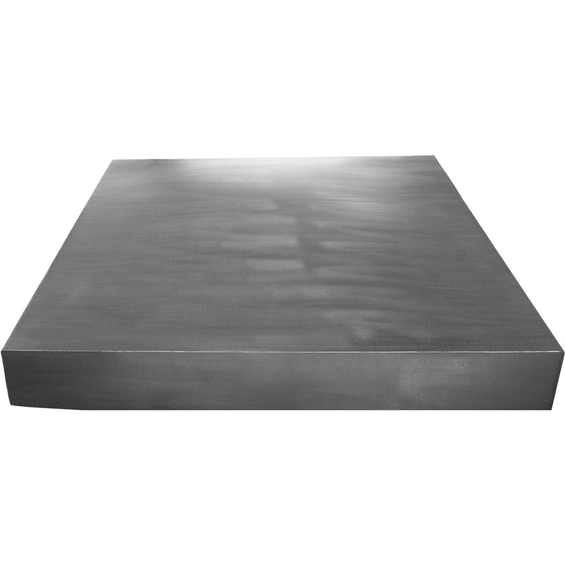 Meridian Palladium Silver Coffee Table IMAGE 4