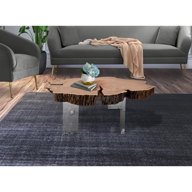 Meridian Woodland Natural Wood Coffee Table IMAGE 5