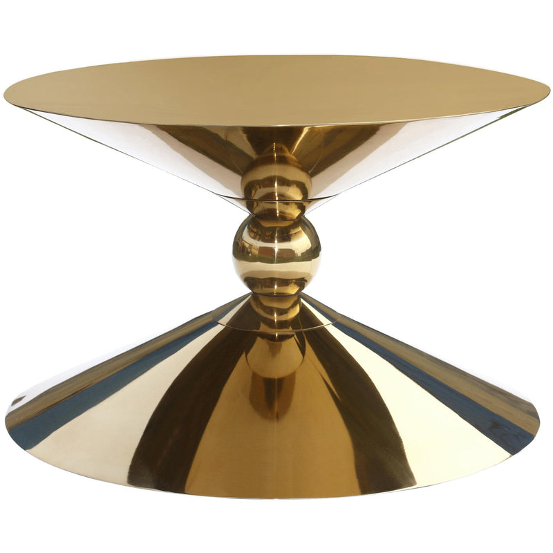 Meridian Malia Gold Coffee Table IMAGE 1