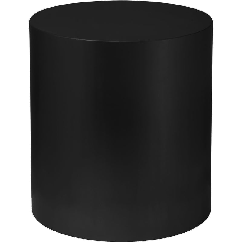 Meridian Cylinder Matte Black End Table IMAGE 1