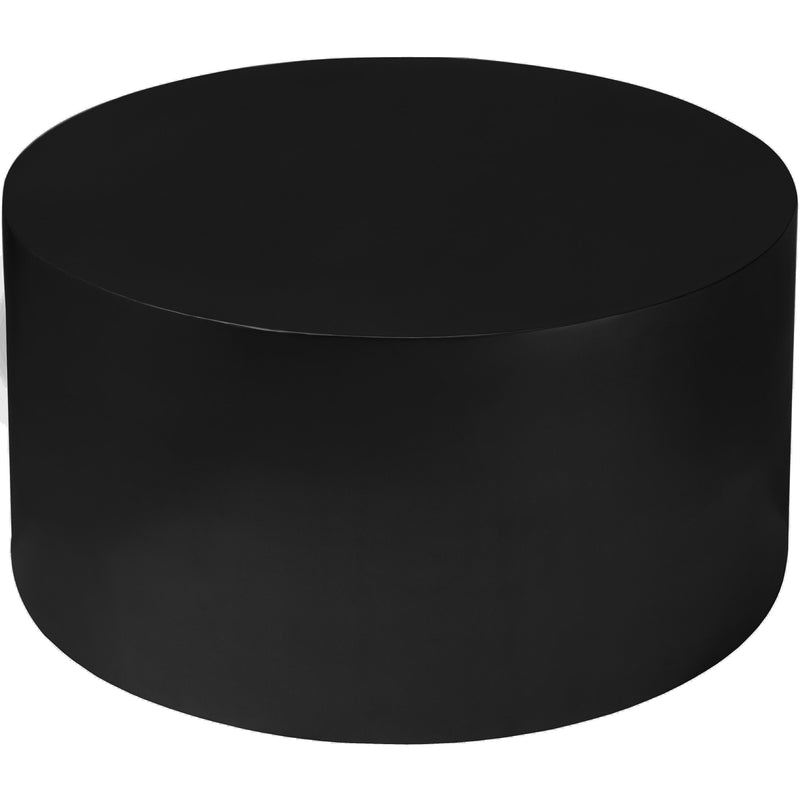 Meridian Cylinder Matte Black Coffee Table IMAGE 3