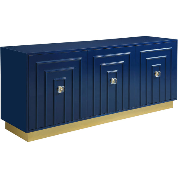 Meridian Cosmopolitan Navy Lacquer Sideboard/Buffet IMAGE 1
