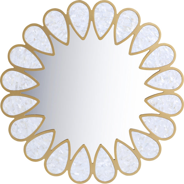 Meridian Shell White Mirror IMAGE 1