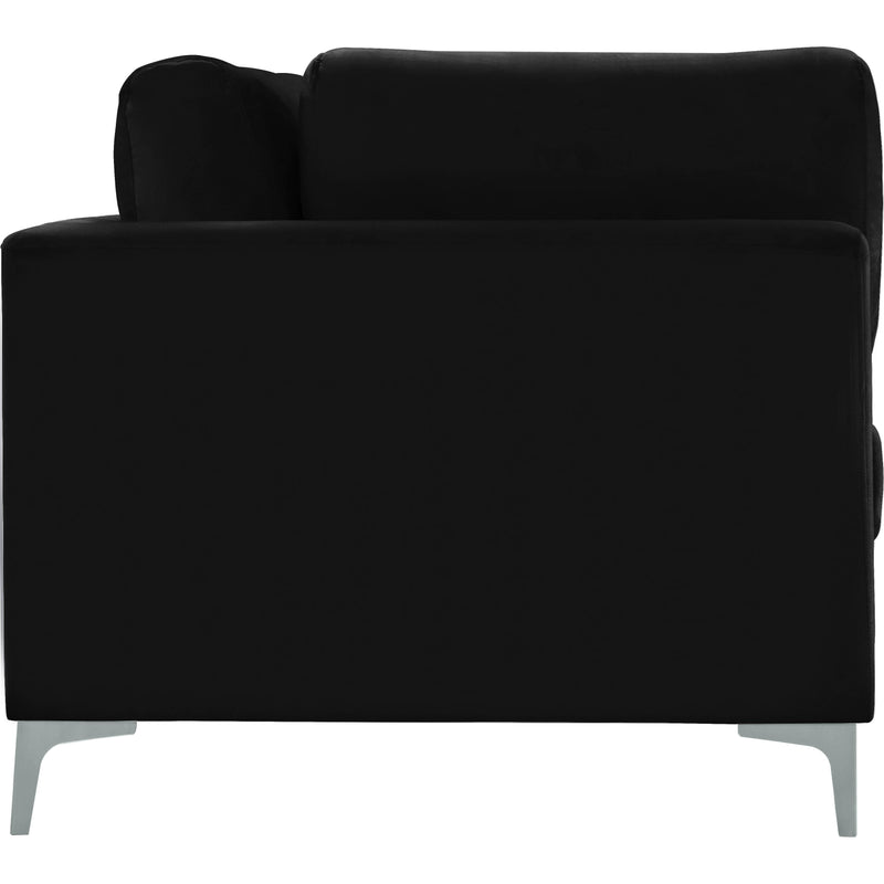 Meridian Julia Black Velvet Modular Sofa IMAGE 6