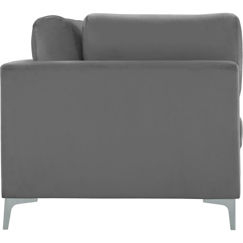 Meridian Julia Grey Velvet Modular Sofa (3 Boxes) IMAGE 6