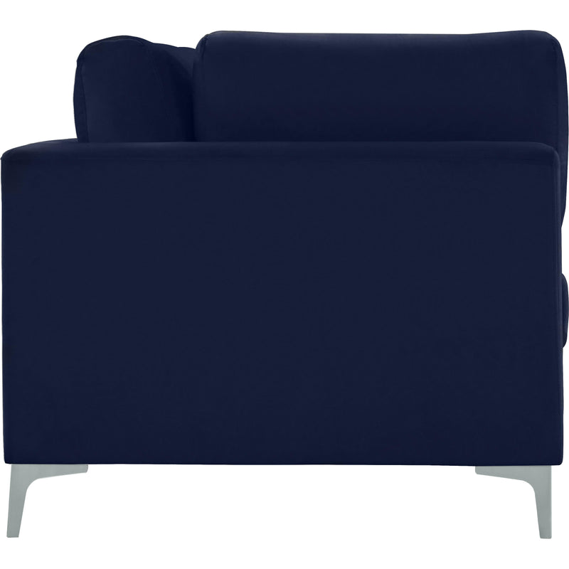 Meridian Julia Navy Velvet Modular Sofa (3 Boxes) IMAGE 6