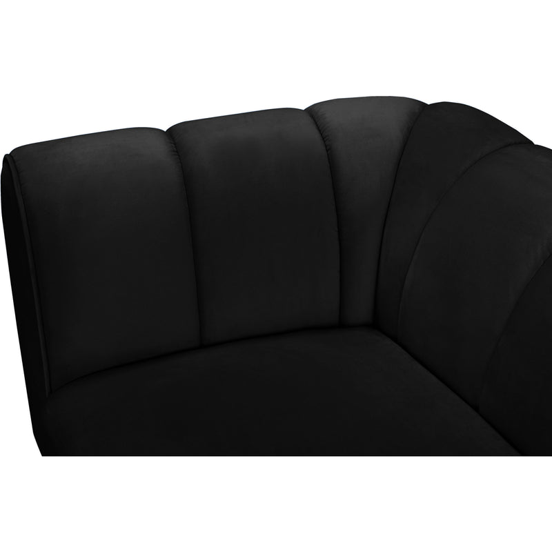 Meridian Beaumont Black Velvet Chair IMAGE 10