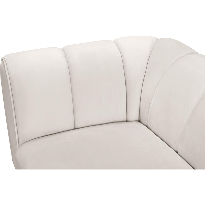 Meridian Beaumont Cream Velvet Chair IMAGE 10