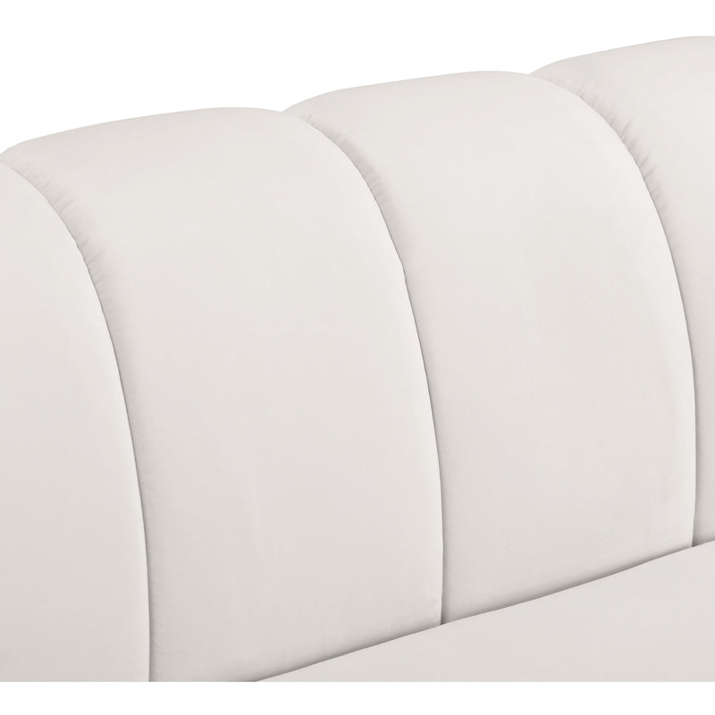 Meridian Beaumont Cream Velvet Chair IMAGE 9