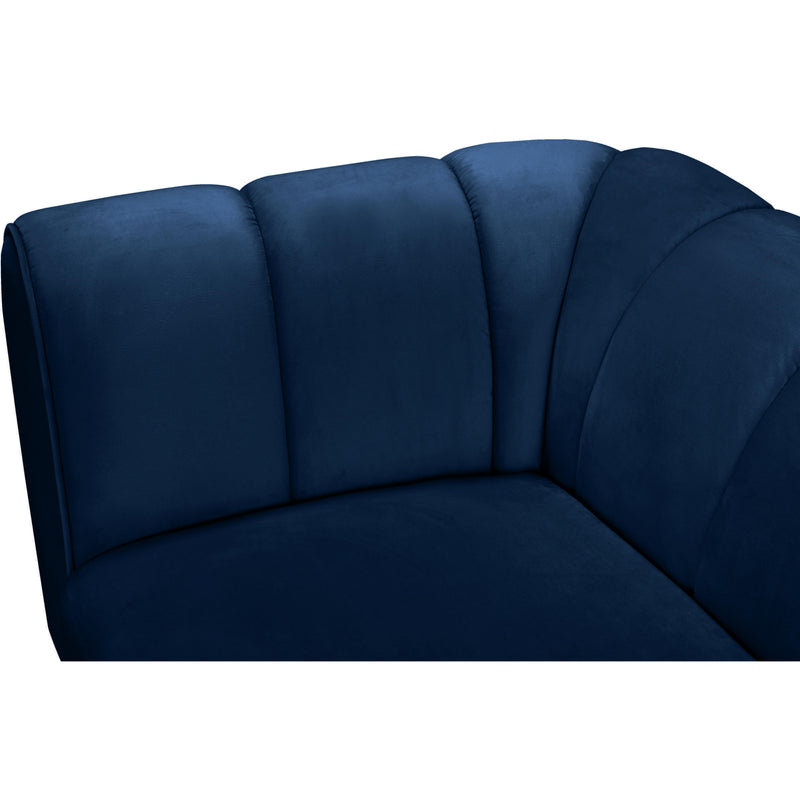 Meridian Beaumont Navy Velvet Chair IMAGE 10