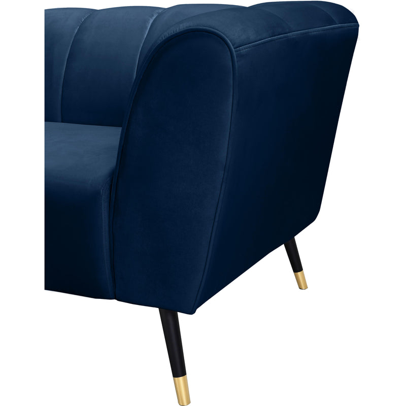 Meridian Beaumont Navy Velvet Chair IMAGE 7