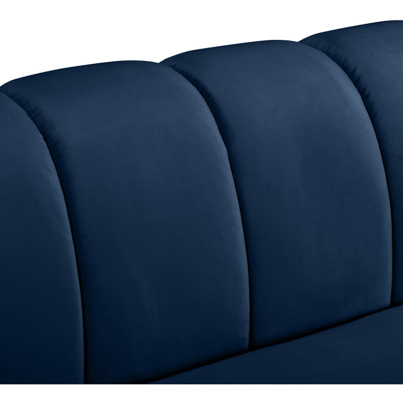 Meridian Beaumont Navy Velvet Chair IMAGE 9