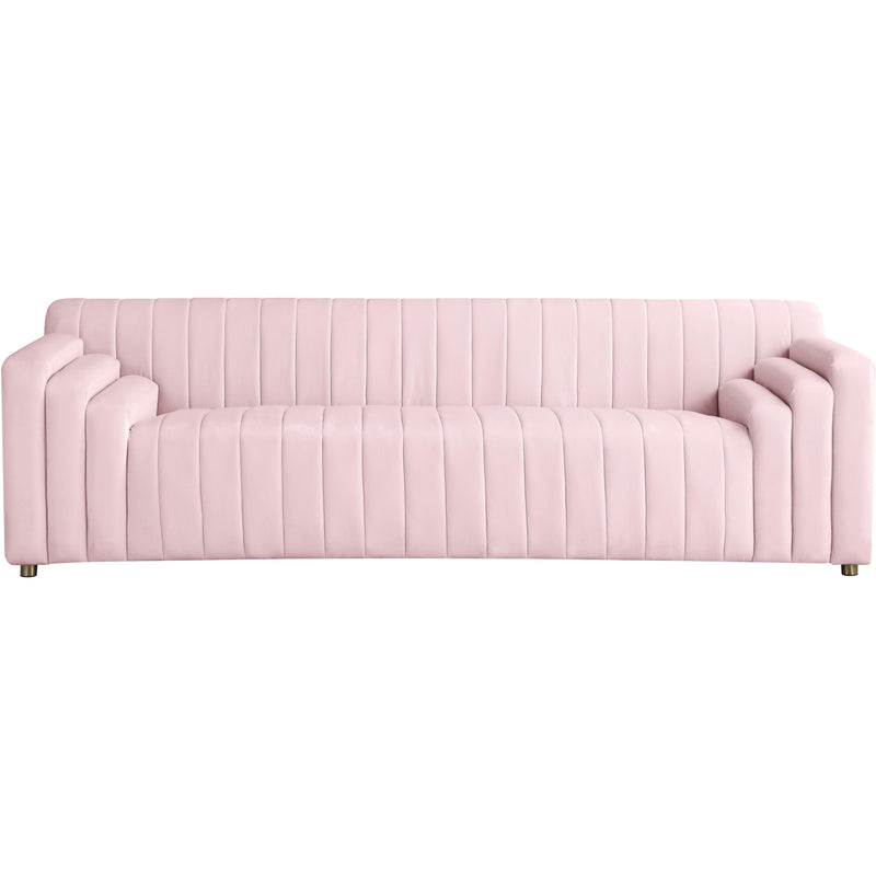 Meridian Naya Pink Velvet Sofa IMAGE 4