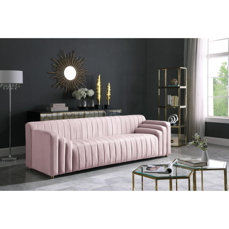 Meridian Naya Pink Velvet Sofa IMAGE 6