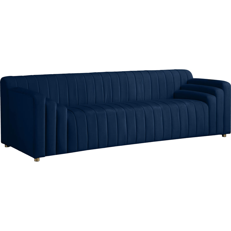 Meridian Naya Navy Velvet Sofa IMAGE 1