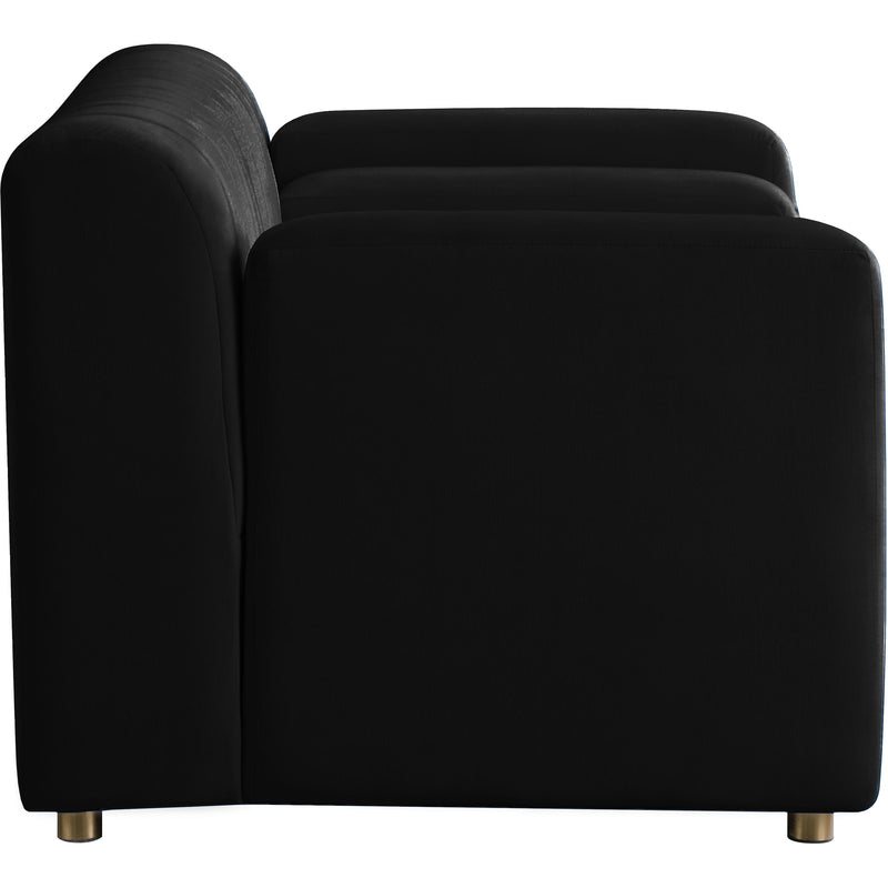 Meridian Naya Black Velvet Chair IMAGE 5