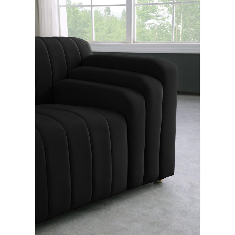 Meridian Naya Black Velvet Chair IMAGE 7