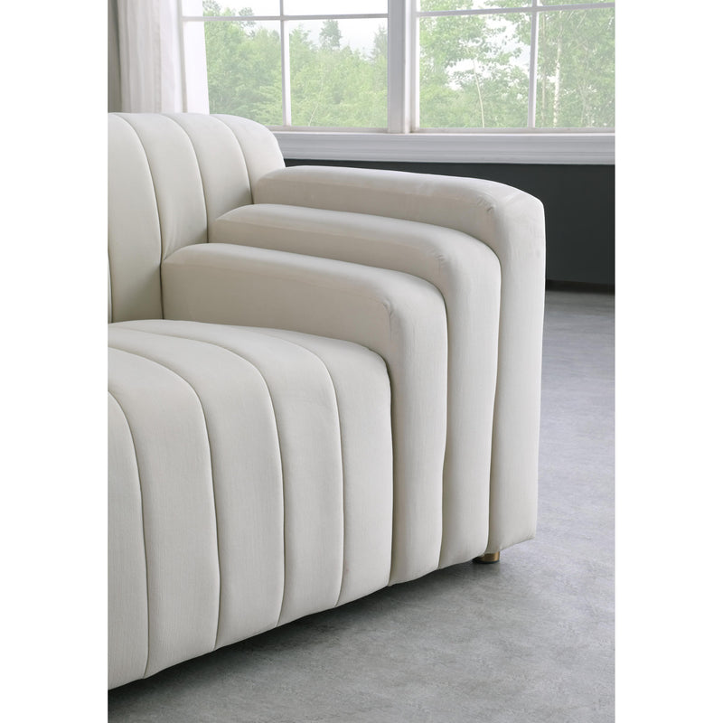 Meridian Naya Cream Velvet Chair IMAGE 6