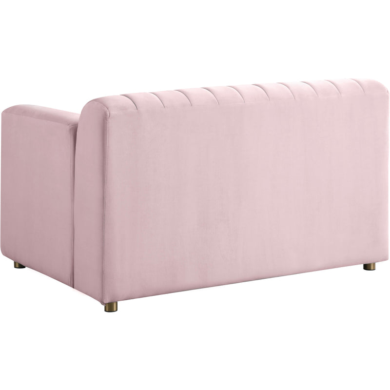 Meridian Naya Pink Velvet Chair IMAGE 2