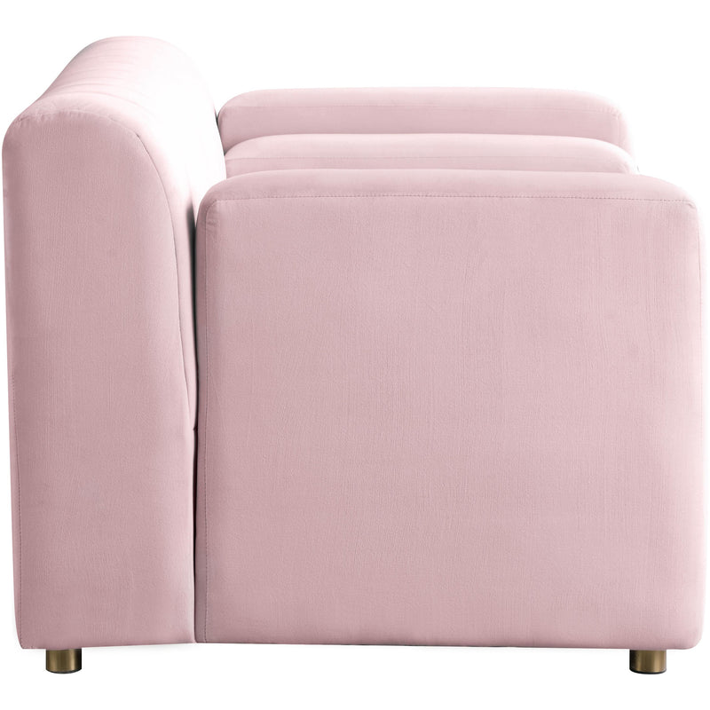 Meridian Naya Pink Velvet Chair IMAGE 5