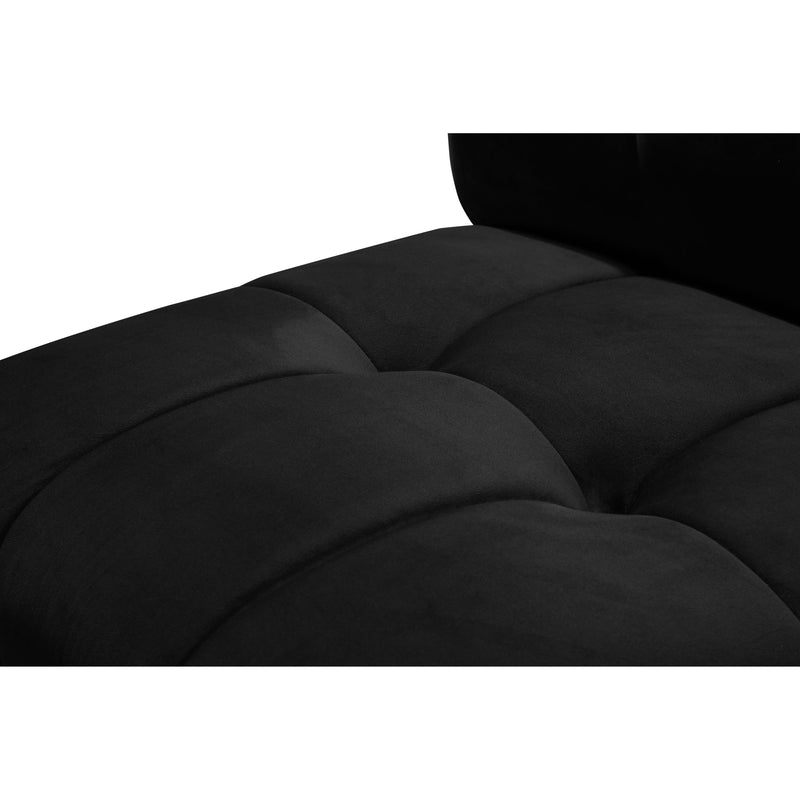 Meridian Limitless Black Velvet 10pc. Modular Sectional IMAGE 10