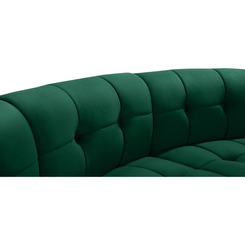 Meridian Limitless Green Velvet 9pc. Modular Sectional IMAGE 5