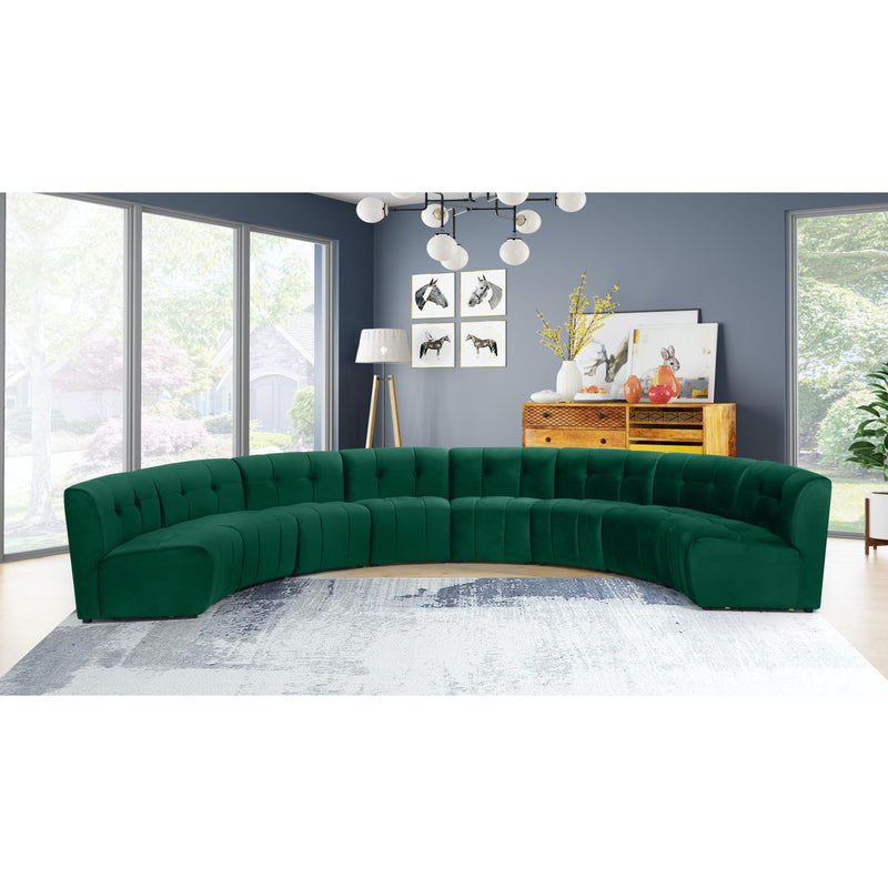 Meridian Limitless Green Velvet 8pc. Modular Sectional IMAGE 12