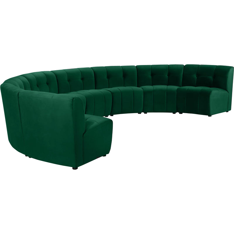 Meridian Limitless Green Velvet 8pc. Modular Sectional IMAGE 2