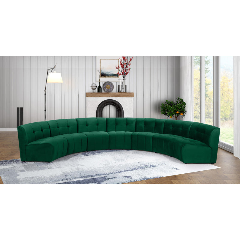 Meridian Limitless Green Velvet 7pc. Modular Sectional IMAGE 12