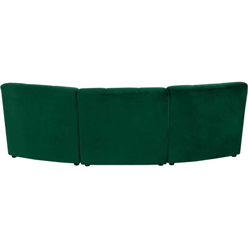 Meridian Limitless Green Velvet 3pc. Modular Sectional IMAGE 3