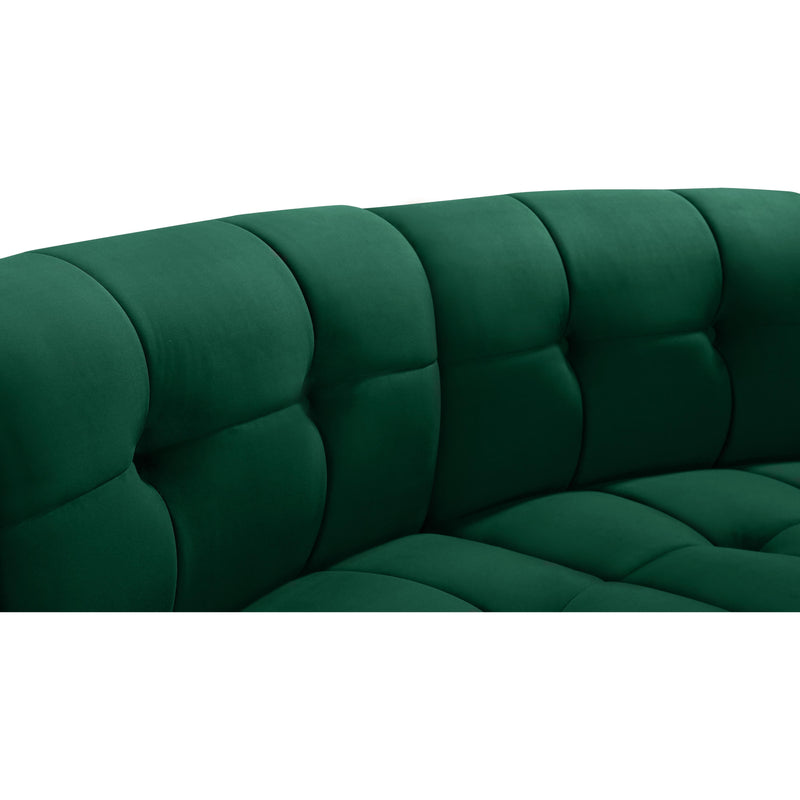 Meridian Limitless Green Velvet 2pc. Modular Sectional IMAGE 5