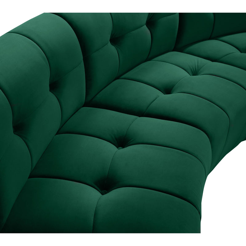 Meridian Limitless Green Velvet 2pc. Modular Sectional IMAGE 6