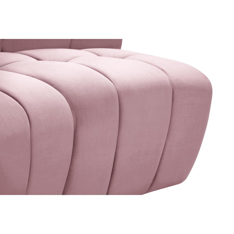 Meridian Limitless Pink Velvet 15pc. Modular Sectional IMAGE 10