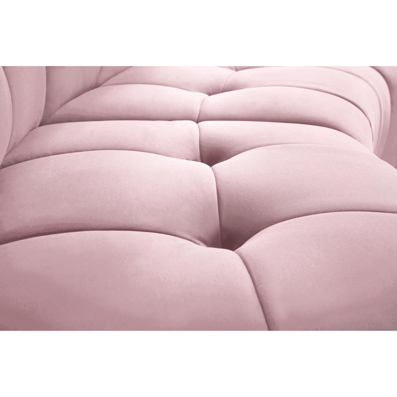 Meridian Limitless Pink Velvet 15pc. Modular Sectional IMAGE 6