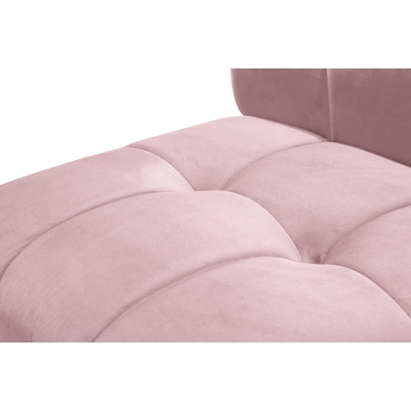 Meridian Limitless Pink Velvet 15pc. Modular Sectional IMAGE 9